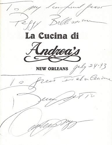 La Cucina di Andrea's New Orleans: Recipes From One of America's Best Northern Italian Restaurants - 41BYZd4nPeL